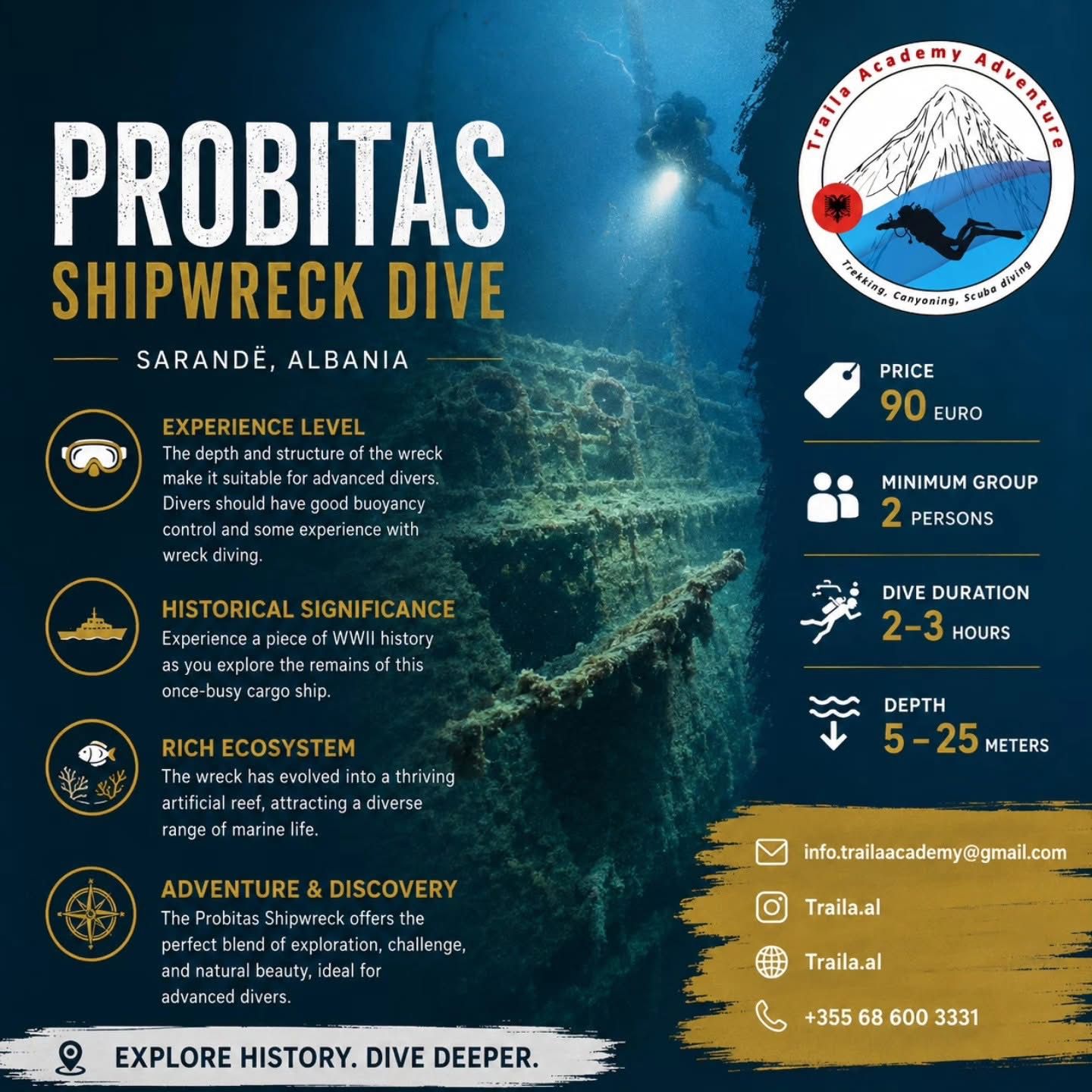 Probitas Shipwreck Dive